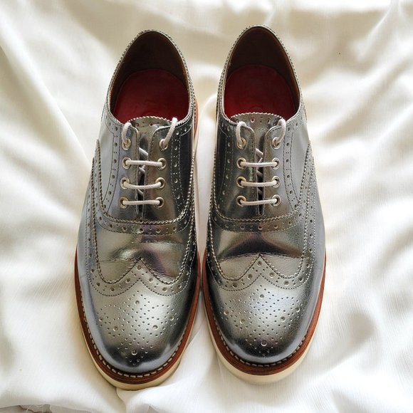 Grenson Emily Platform Brogues Oxfords 